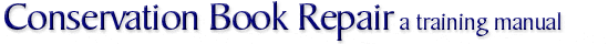 Conservation Book Repair: a traning manual by Artemis BonaDea